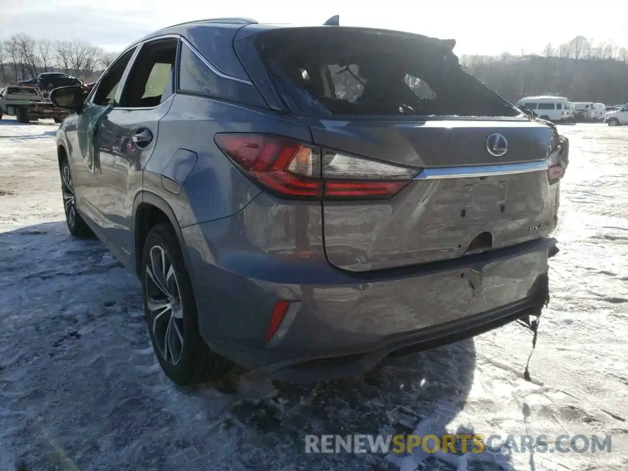 3 Photograph of a damaged car 2T2BGMCAXKC032460 LEXUS RX450 2019