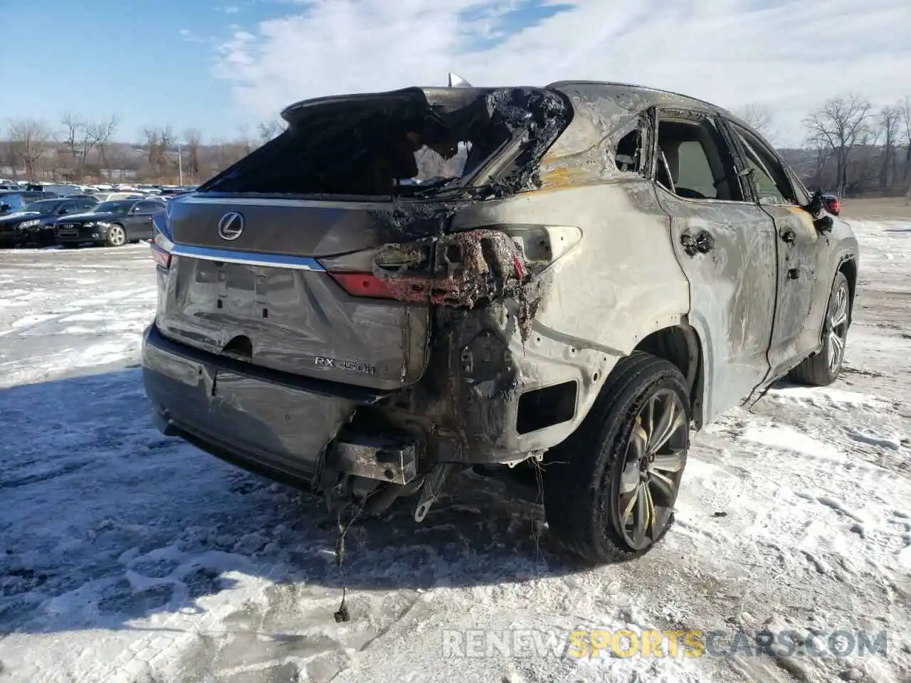 4 Photograph of a damaged car 2T2BGMCAXKC032460 LEXUS RX450 2019