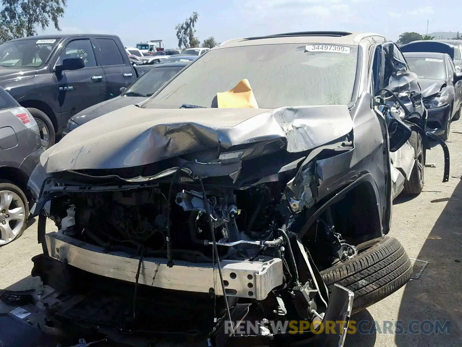 2 Photograph of a damaged car 2T2BGMCAXKC036119 LEXUS RX450 2019