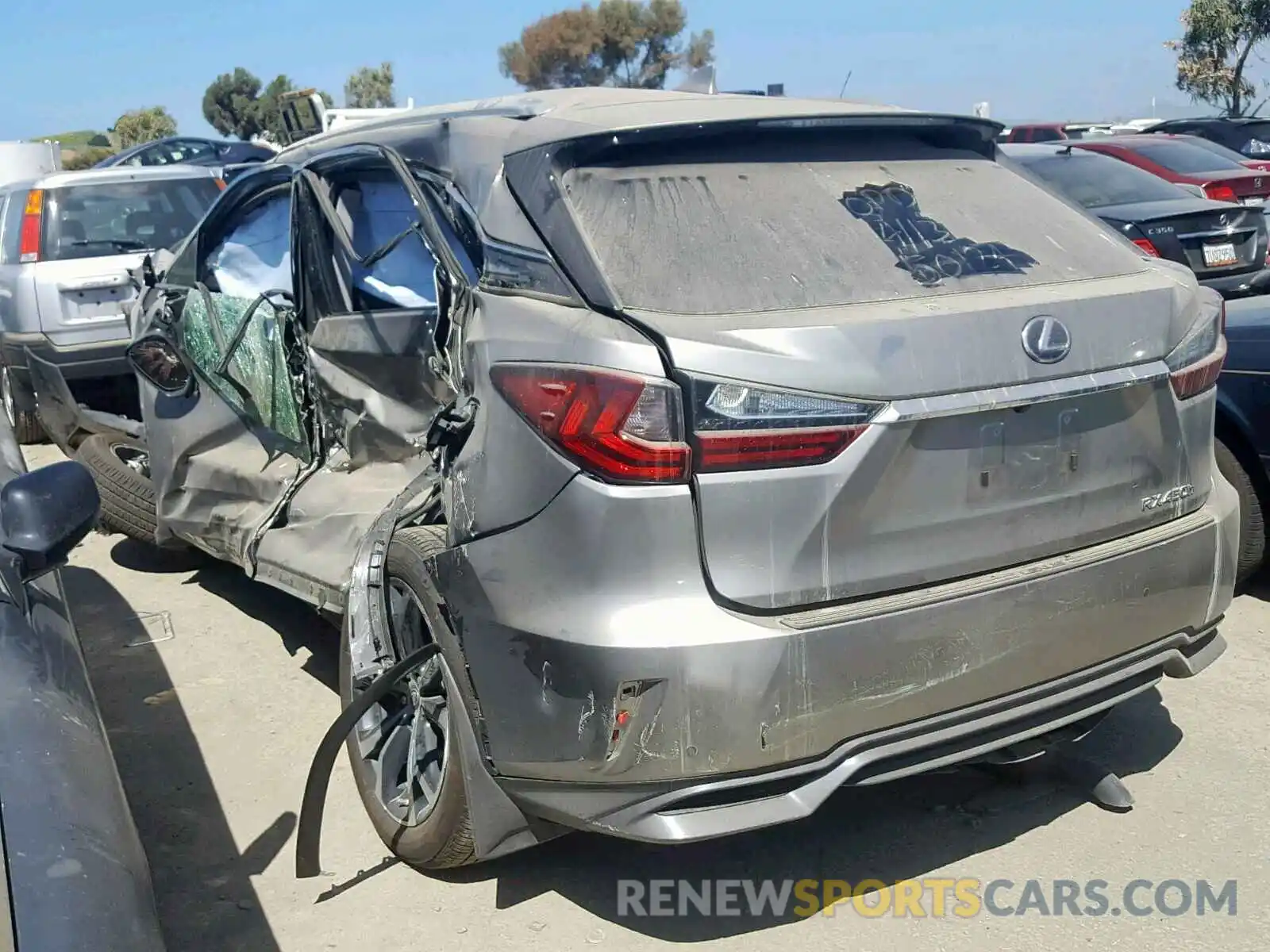 3 Photograph of a damaged car 2T2BGMCAXKC036119 LEXUS RX450 2019