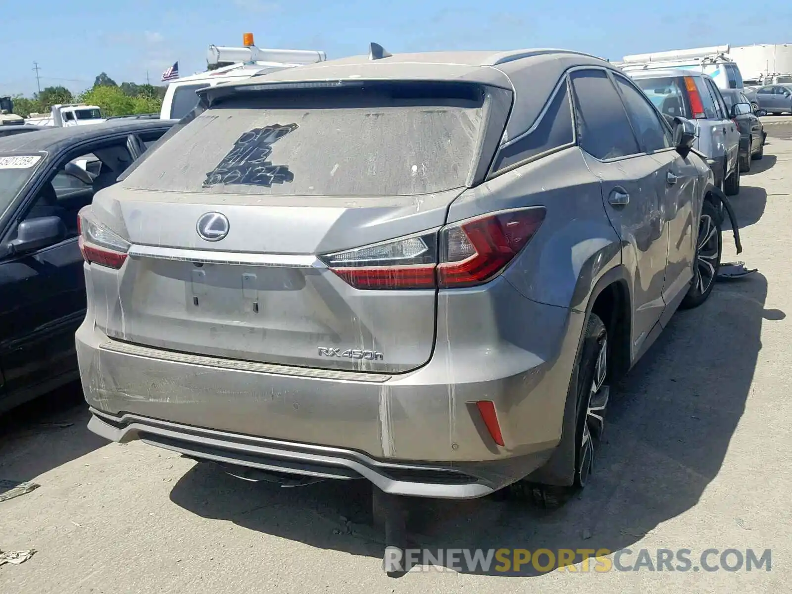 4 Photograph of a damaged car 2T2BGMCAXKC036119 LEXUS RX450 2019