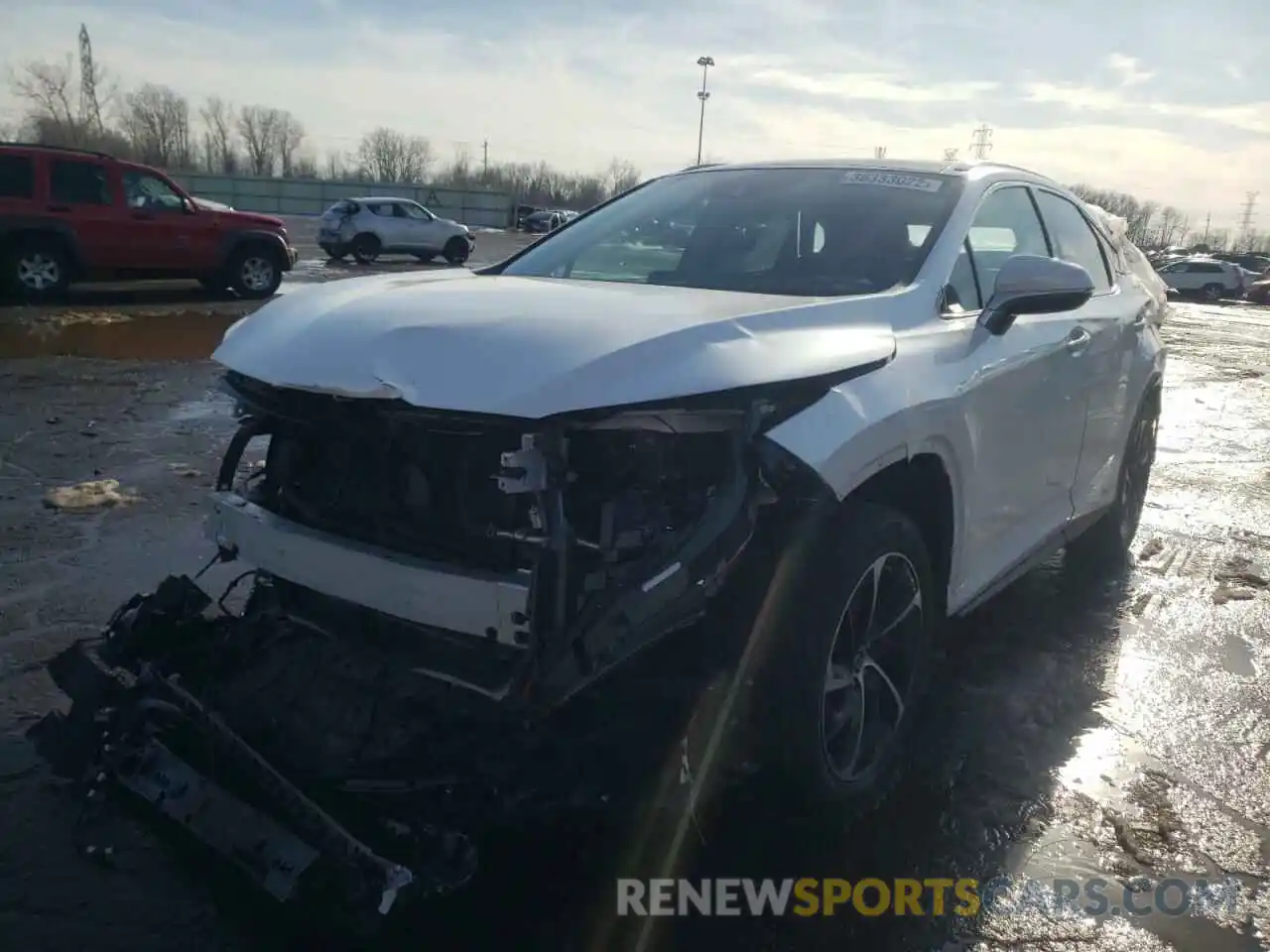 2 Photograph of a damaged car 2T2BGMCAXKC038744 LEXUS RX450 2019