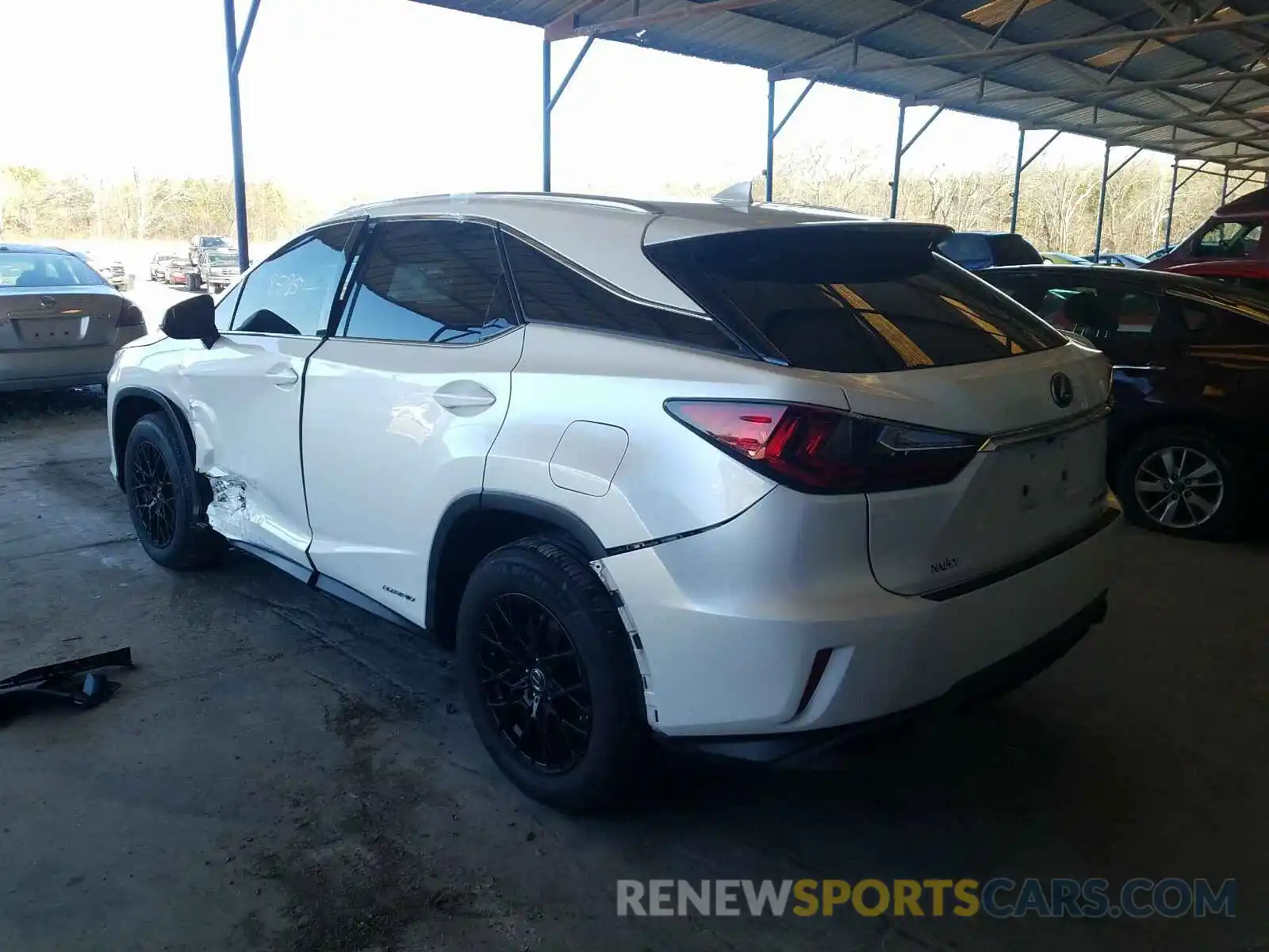 3 Photograph of a damaged car 2T2BGMCAXKC039781 LEXUS RX450 2019