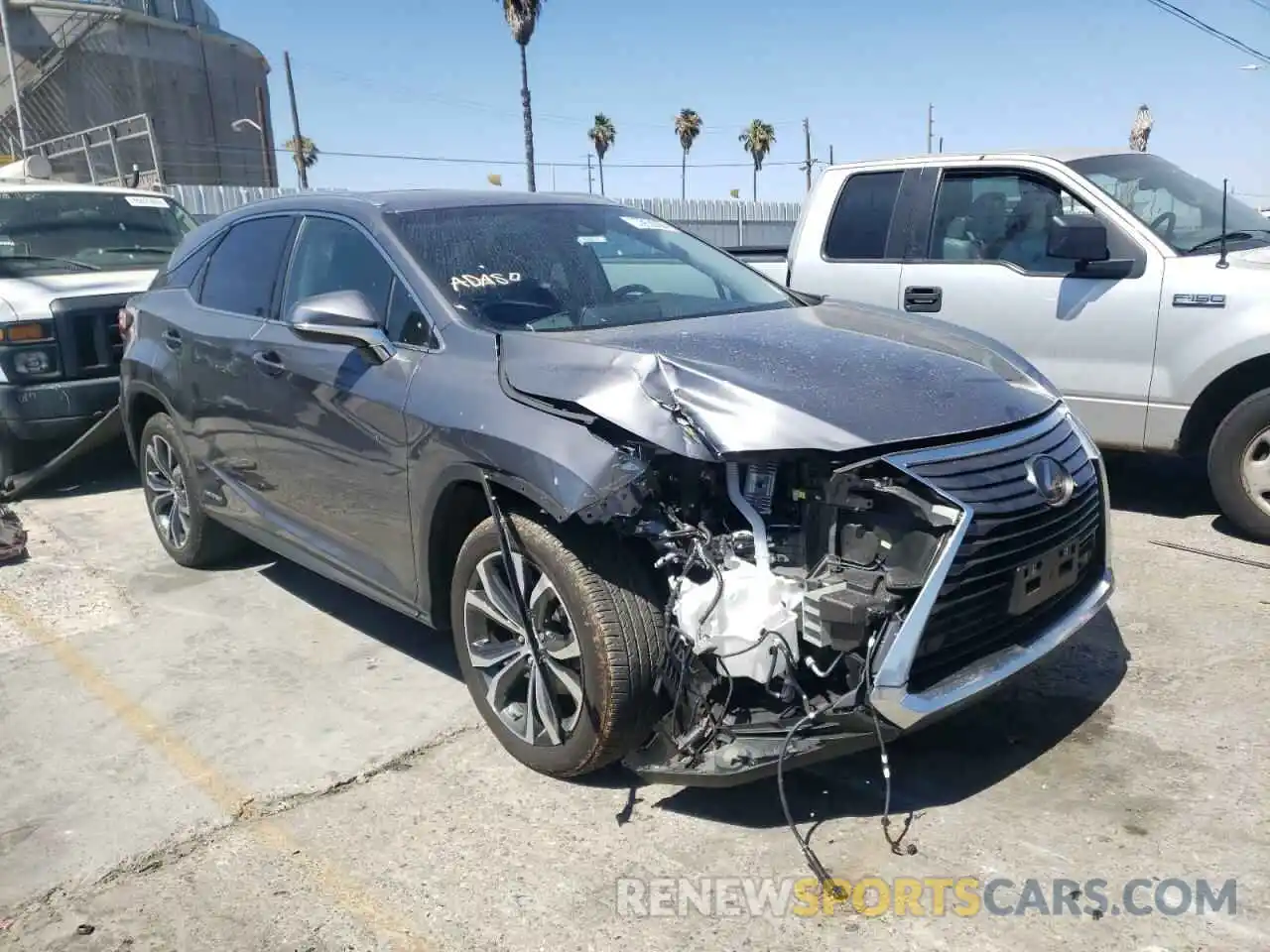 1 Photograph of a damaged car 2T2BGMCAXKC040350 LEXUS RX450 2019