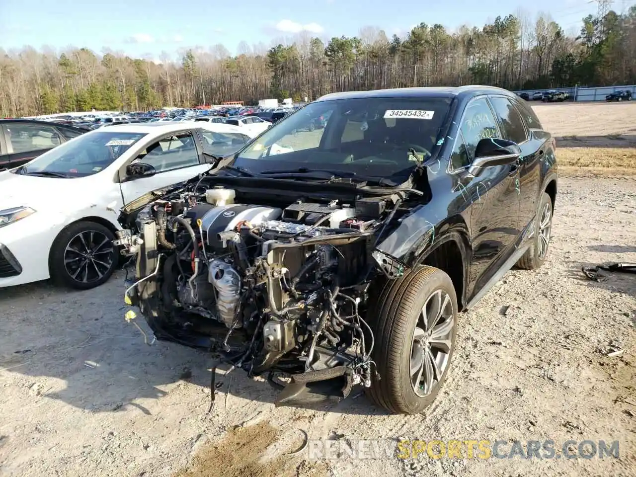 2 Photograph of a damaged car JTJDGKCA3K2007266 LEXUS RX450 2019