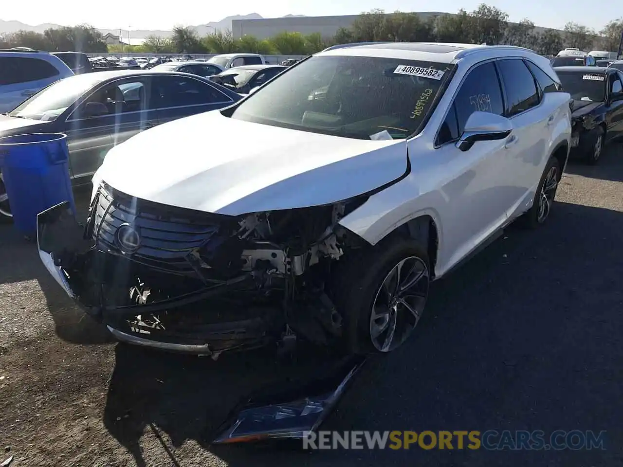 2 Photograph of a damaged car JTJDGKCA8K2006324 LEXUS RX450 2019