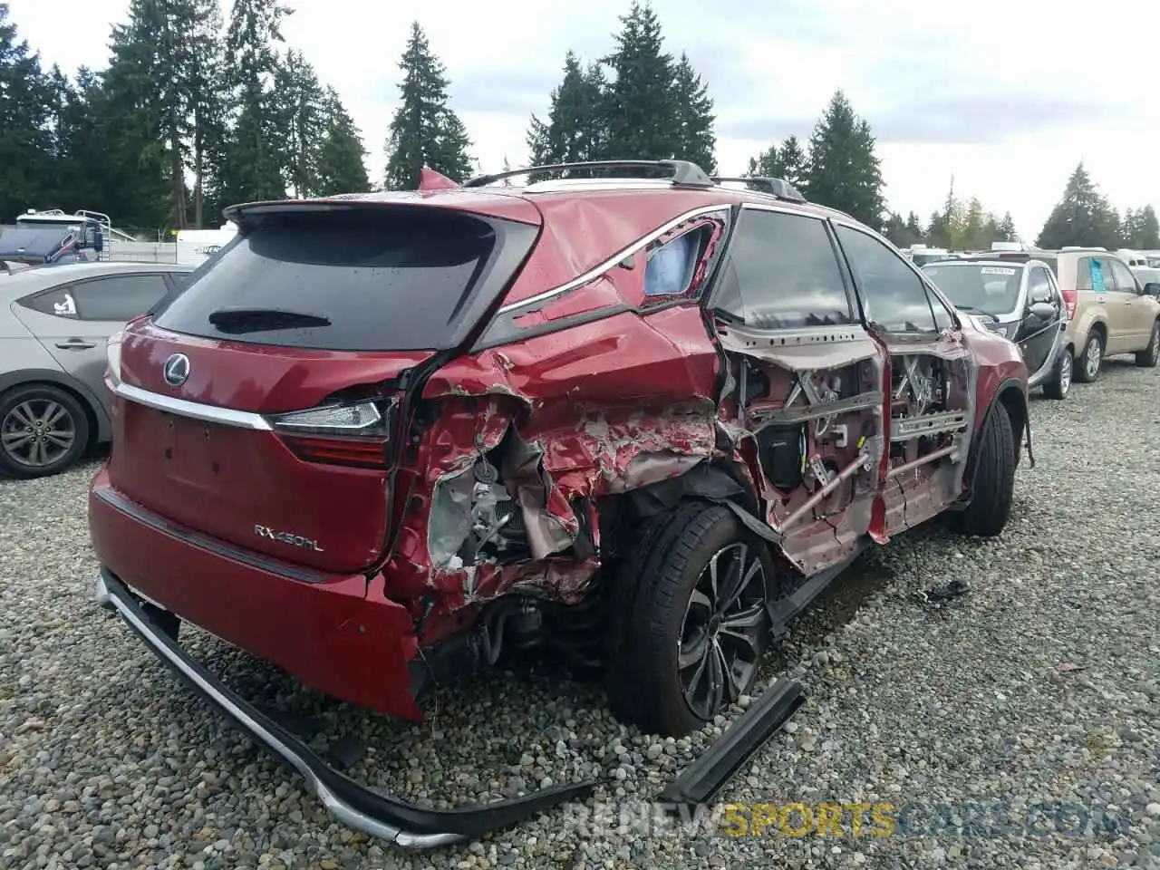 4 Photograph of a damaged car JTJDGKCA9K2007532 LEXUS RX450 2019