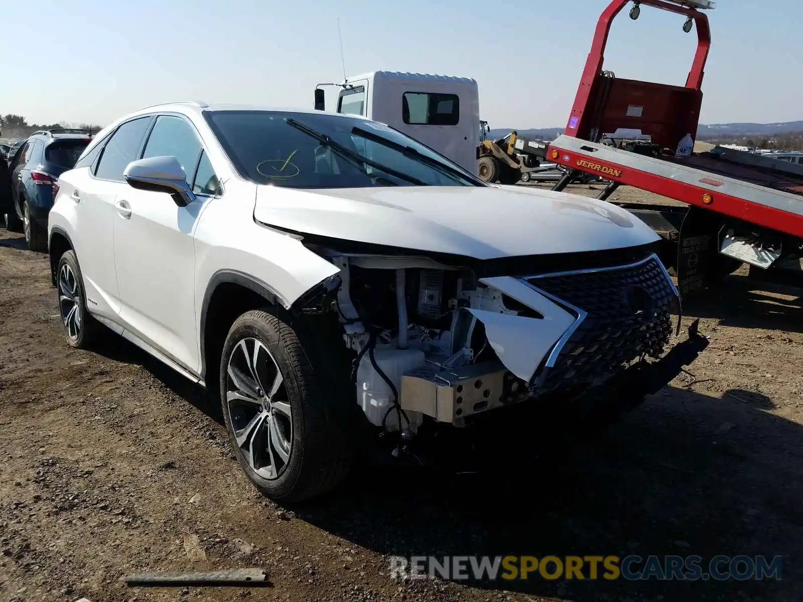 1 Photograph of a damaged car 2T2HGMDA5LC044560 LEXUS RX450 2020