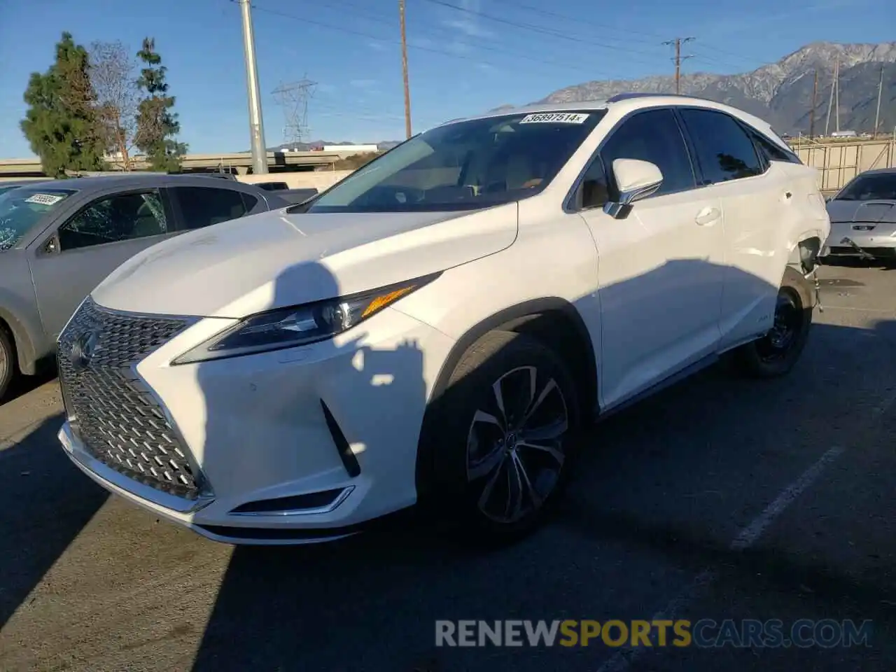 1 Photograph of a damaged car 2T2HGMDA6LC043398 LEXUS RX450 2020