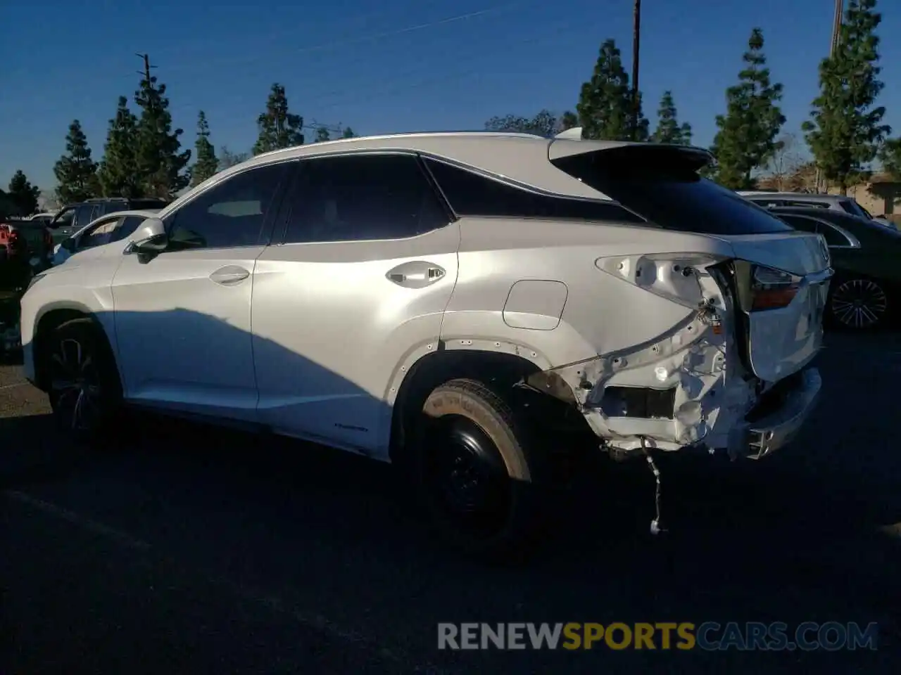 2 Photograph of a damaged car 2T2HGMDA6LC043398 LEXUS RX450 2020