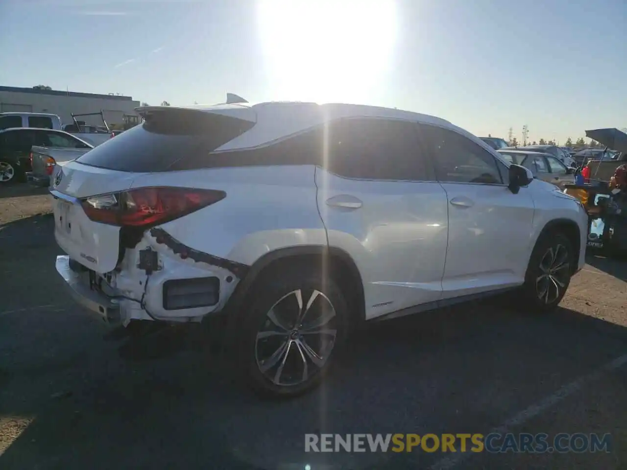 3 Photograph of a damaged car 2T2HGMDA6LC043398 LEXUS RX450 2020