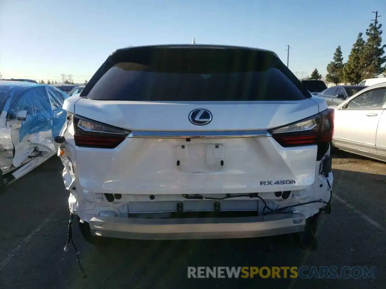 6 Photograph of a damaged car 2T2HGMDA6LC043398 LEXUS RX450 2020