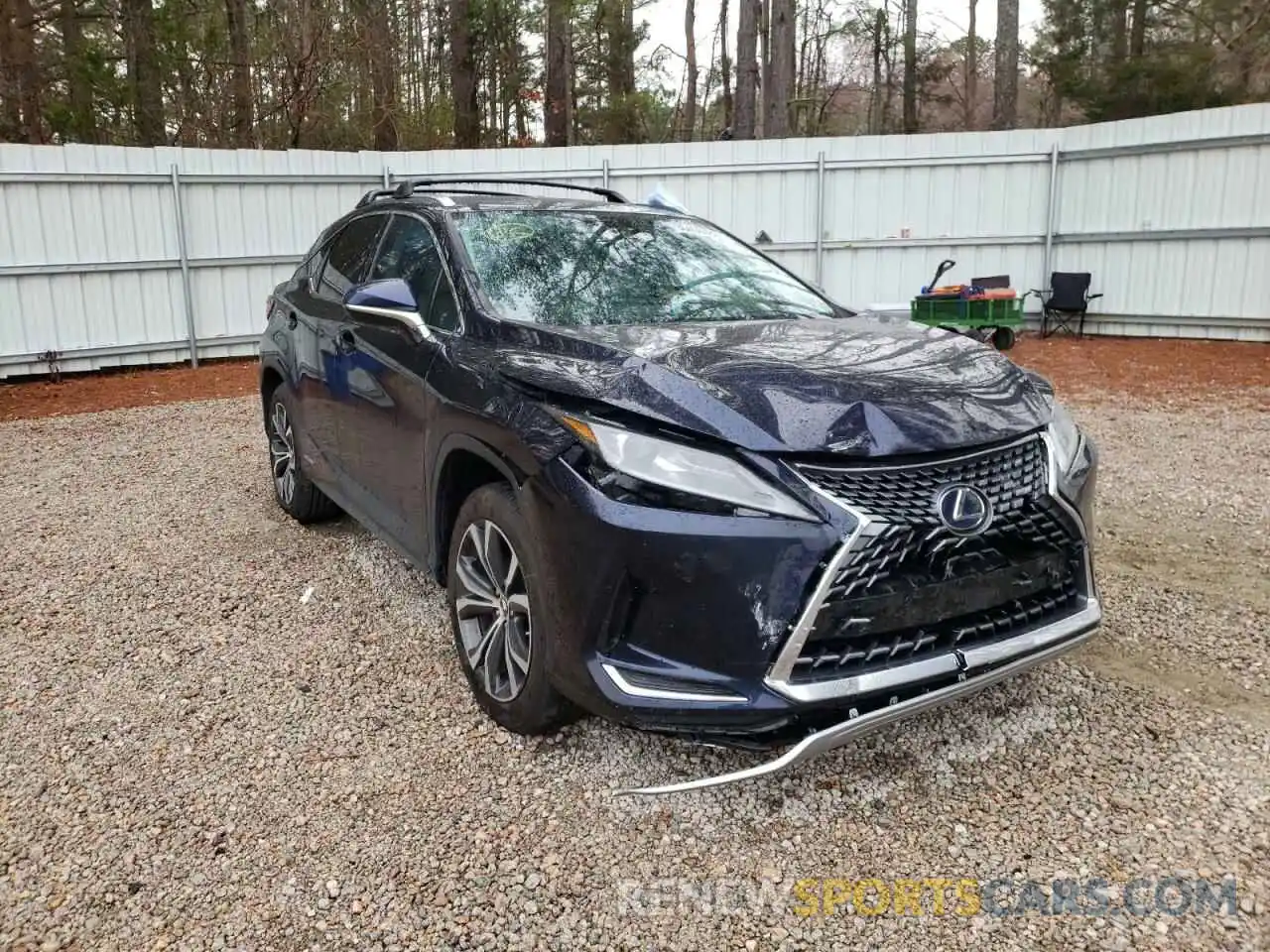 1 Photograph of a damaged car 2T2HGMDA6LC045300 LEXUS RX450 2020