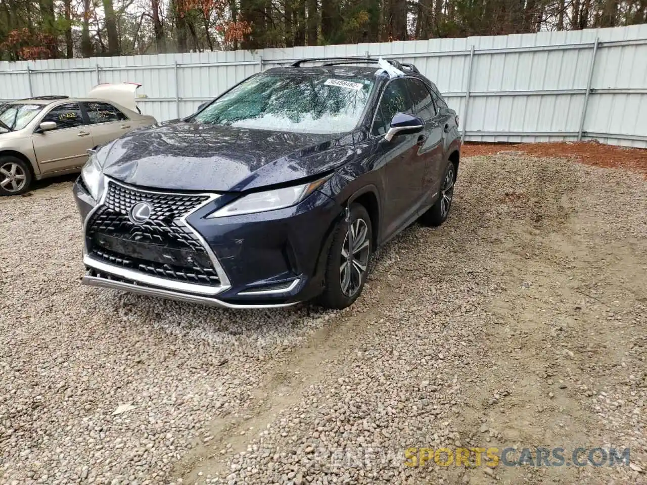 2 Photograph of a damaged car 2T2HGMDA6LC045300 LEXUS RX450 2020