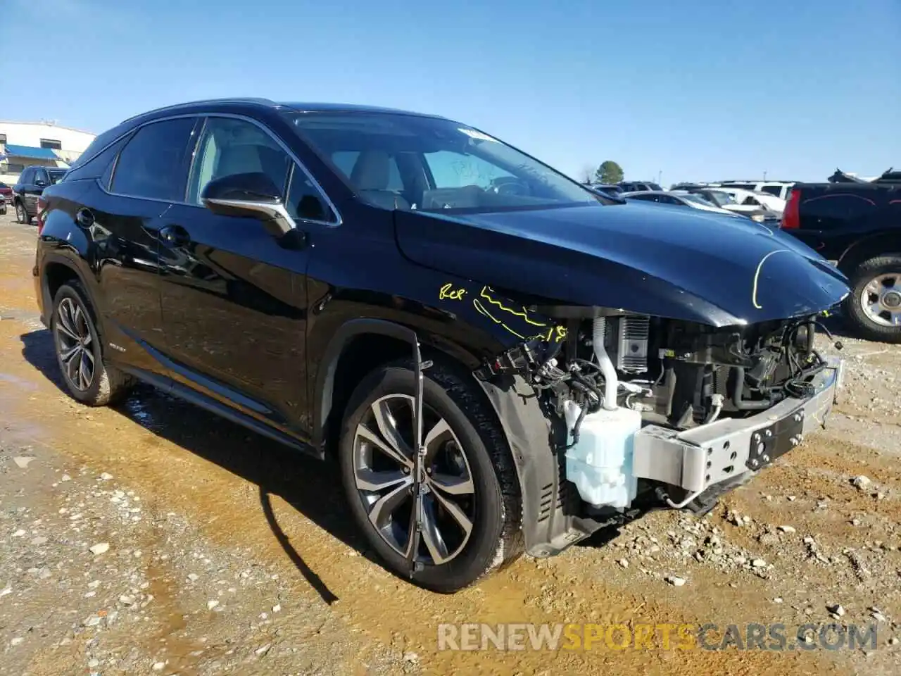 1 Photograph of a damaged car 2T2HGMDA6LC053008 LEXUS RX450 2020