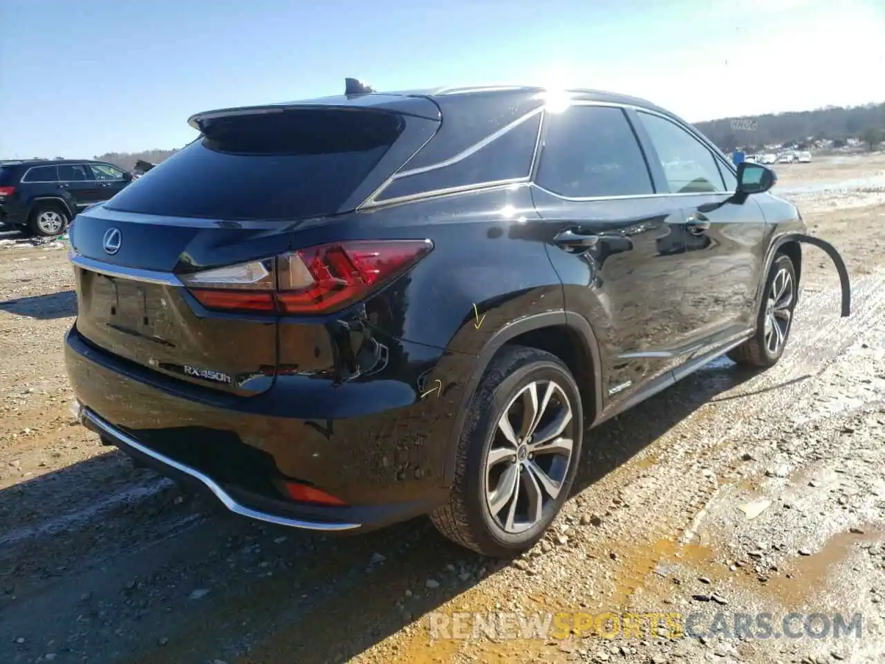 4 Фотография поврежденного автомобиля 2T2HGMDA6LC053008 LEXUS RX450 2020