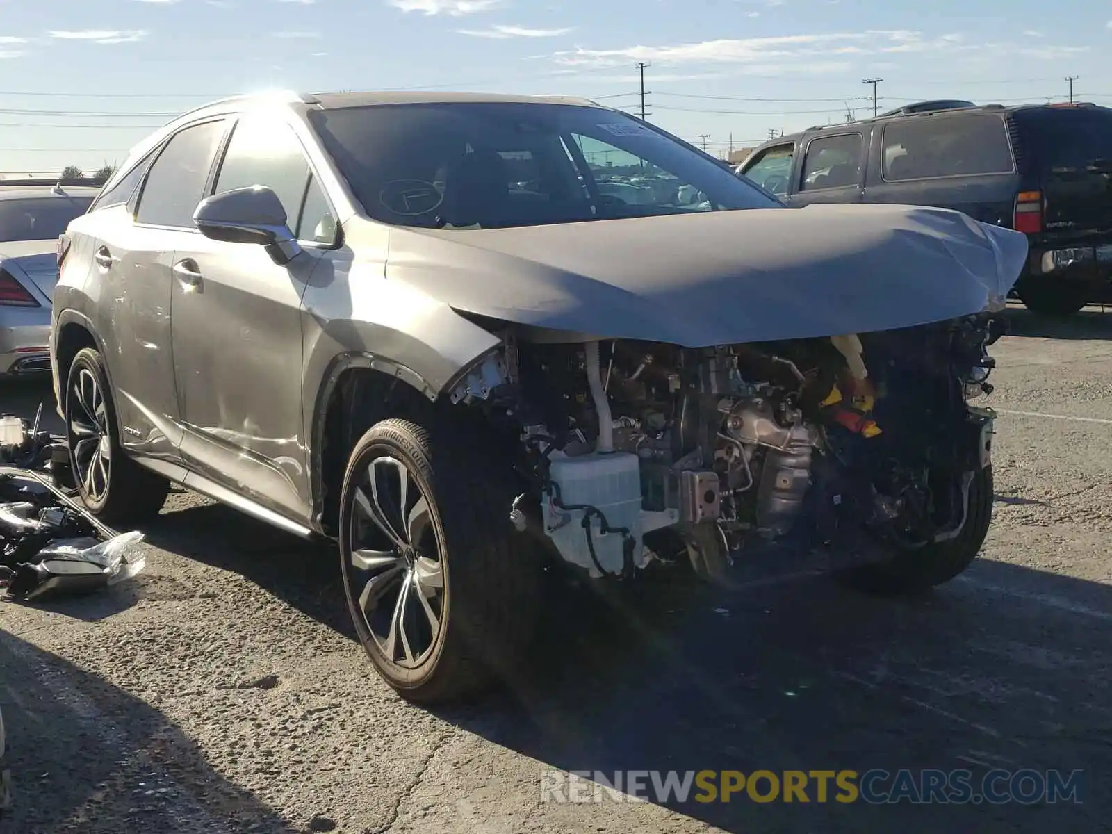 1 Photograph of a damaged car 2T2HGMDA6LC056376 LEXUS RX450 2020