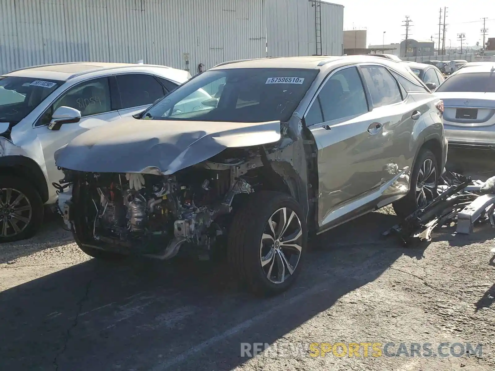 2 Photograph of a damaged car 2T2HGMDA6LC056376 LEXUS RX450 2020