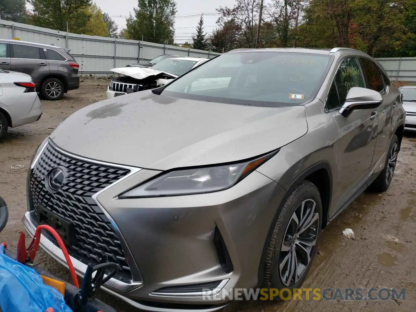 2 Photograph of a damaged car 2T2HGMDA7LC049694 LEXUS RX450 2020