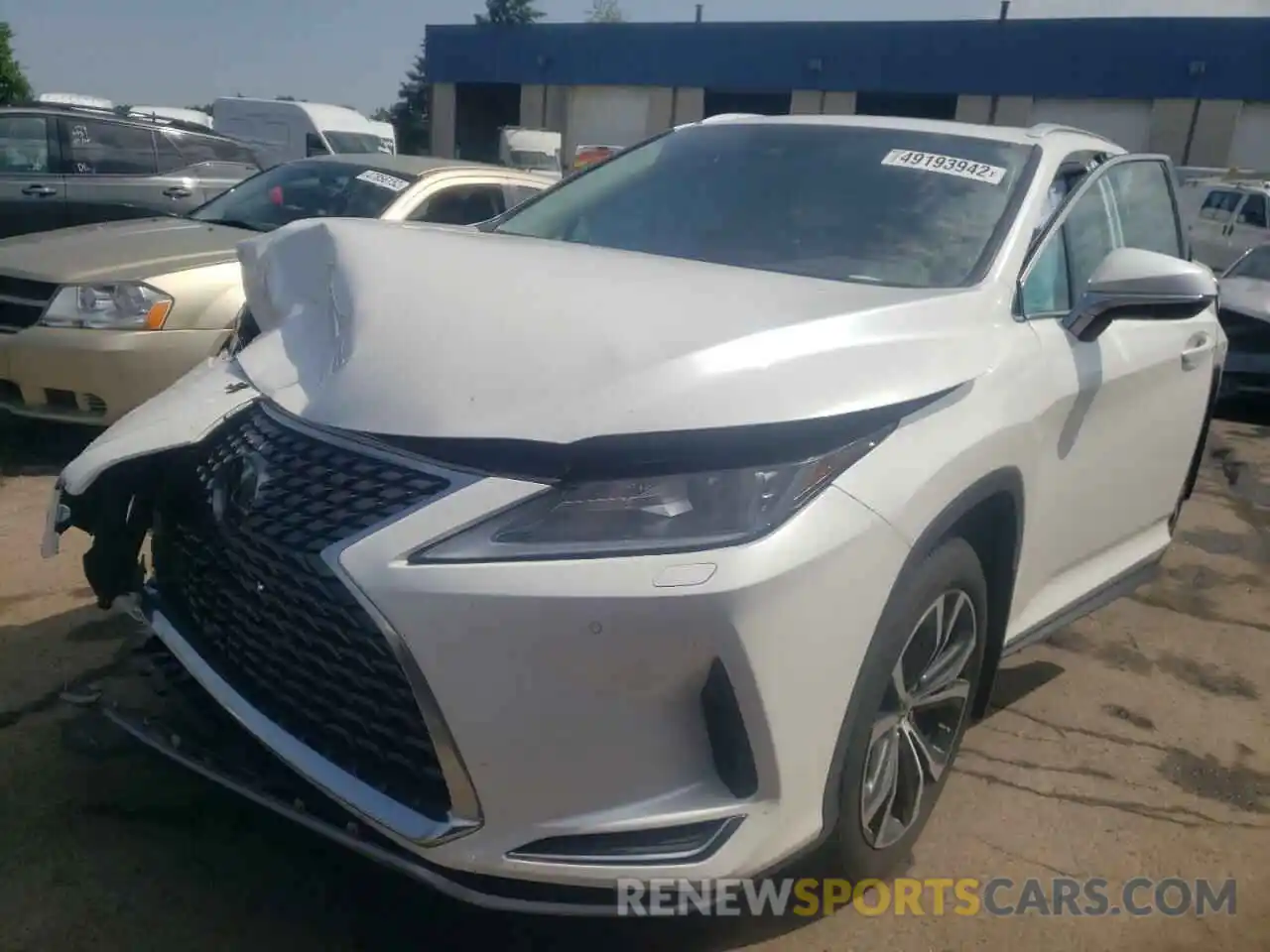 2 Photograph of a damaged car 2T2HGMDA7LC053311 LEXUS RX450 2020