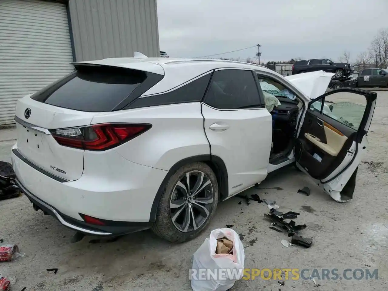 3 Photograph of a damaged car 2T2HGMDA8LC044150 LEXUS RX450 2020