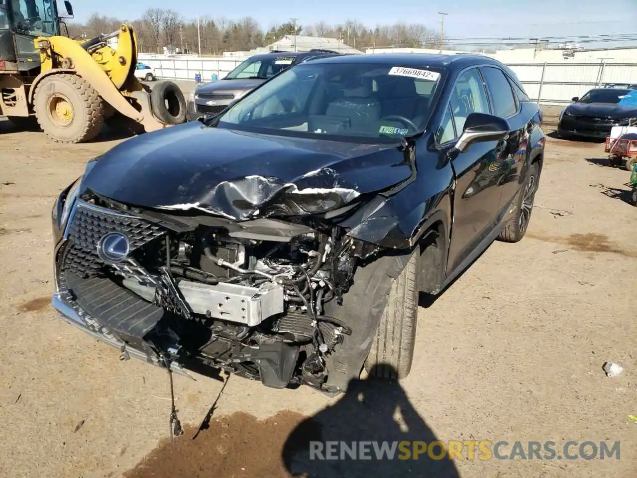 2 Photograph of a damaged car 2T2HGMDA8LC056699 LEXUS RX450 2020