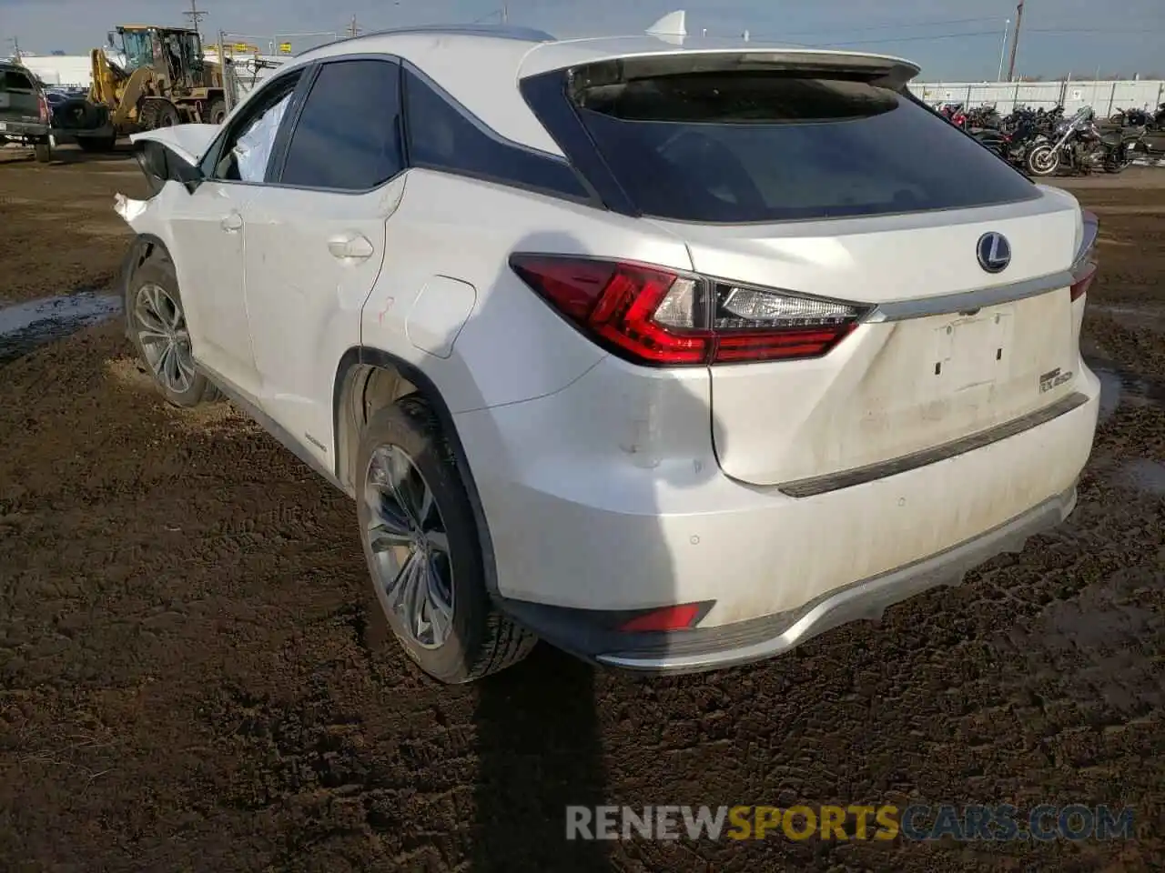 3 Photograph of a damaged car 2T2HGMDA9LC051043 LEXUS RX450 2020