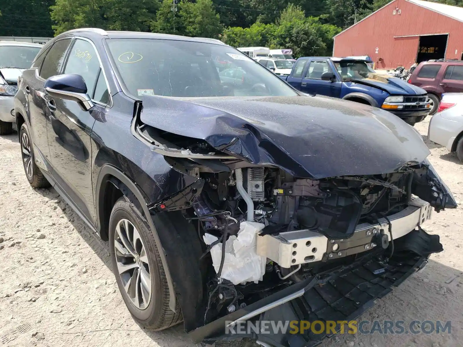 1 Photograph of a damaged car 2T2HGMDAXLC051035 LEXUS RX450 2020