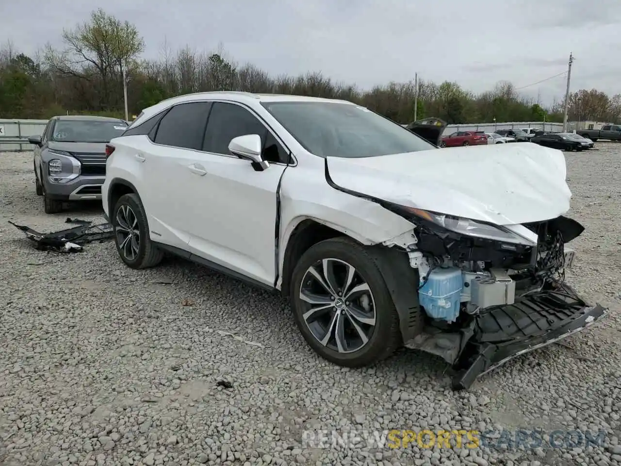 4 Фотография поврежденного автомобиля 2T2HGMDAXLC056297 LEXUS RX450 2020
