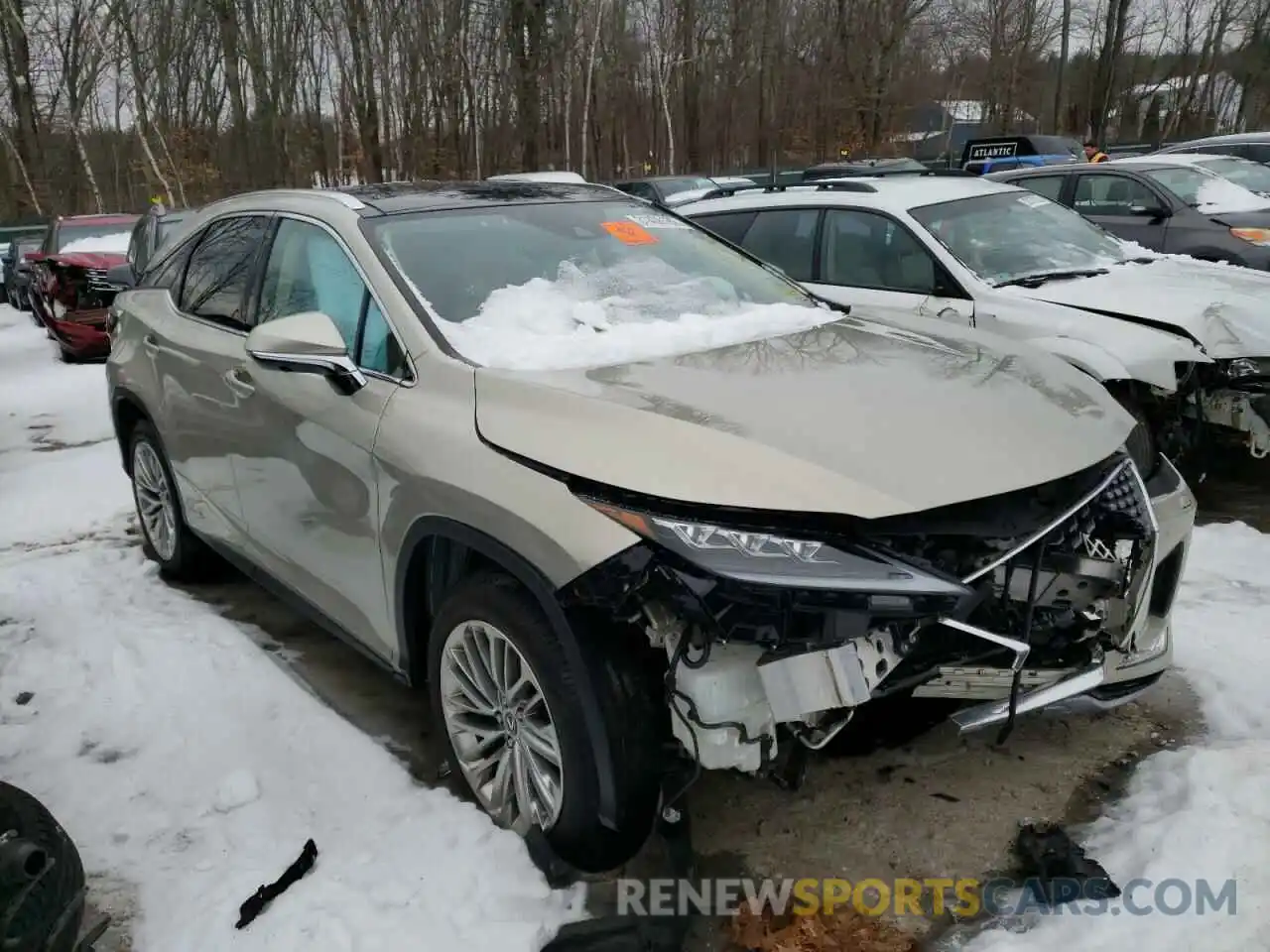 1 Photograph of a damaged car 2T2JGMDA2LC044808 LEXUS RX450 2020