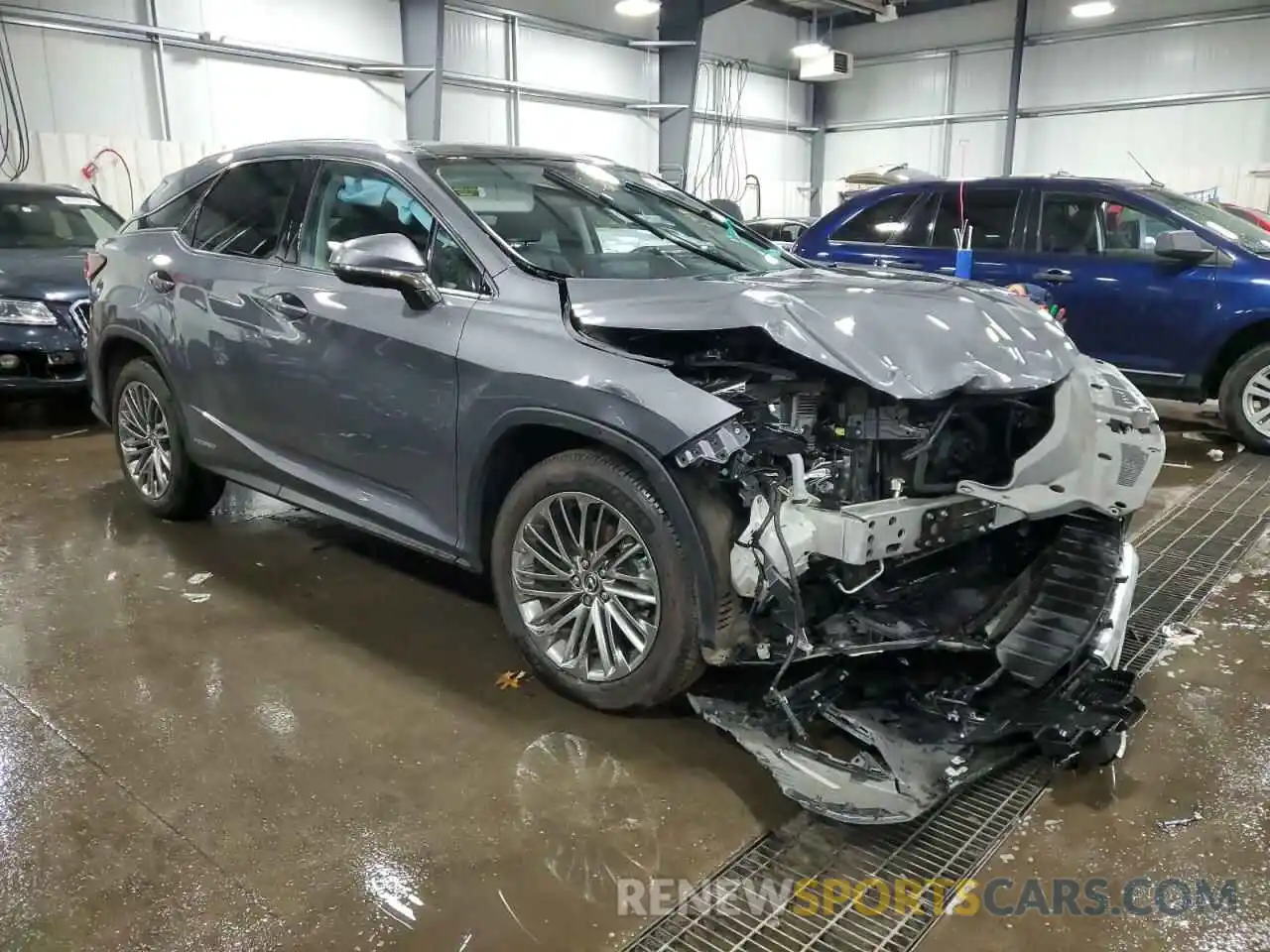 4 Photograph of a damaged car 2T2JGMDA3LC049063 LEXUS RX450 2020