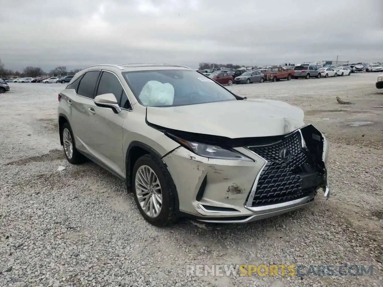 1 Photograph of a damaged car 2T2JGMDA5LC046388 LEXUS RX450 2020