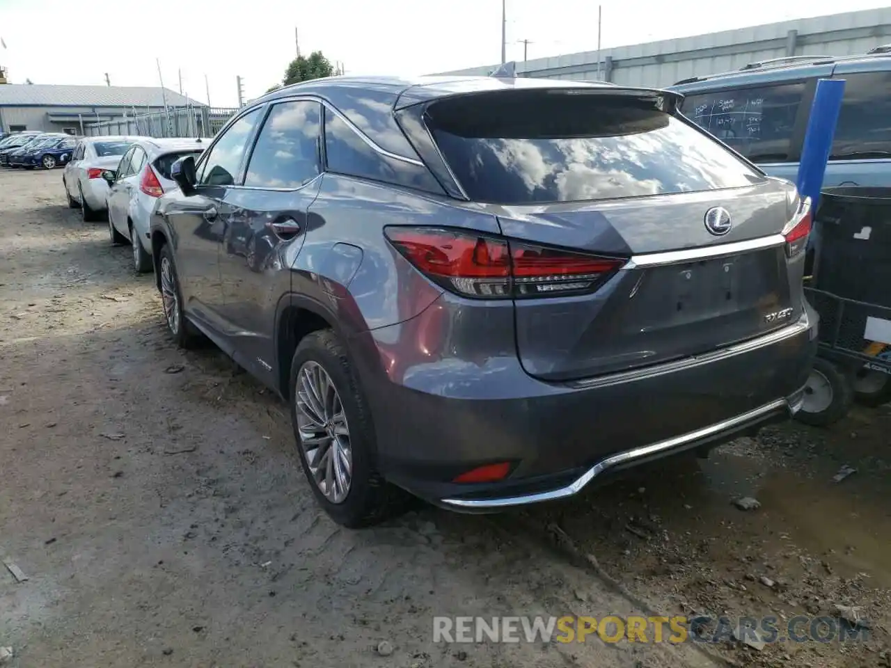 3 Фотография поврежденного автомобиля 2T2JGMDA7LC046473 LEXUS RX450 2020