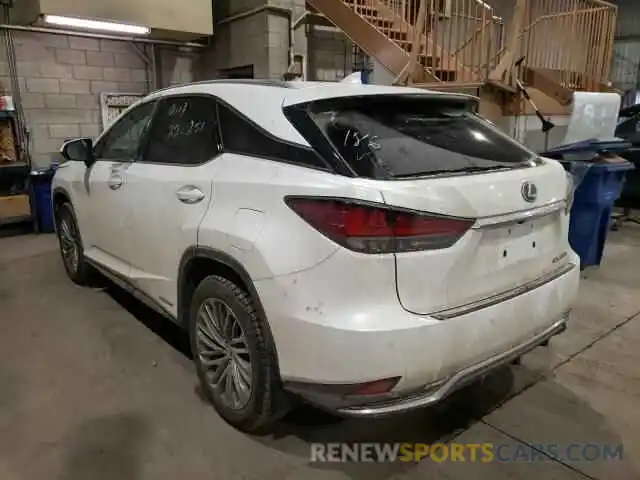 3 Фотография поврежденного автомобиля 2T2JGMDA7LC056016 LEXUS RX450 2020