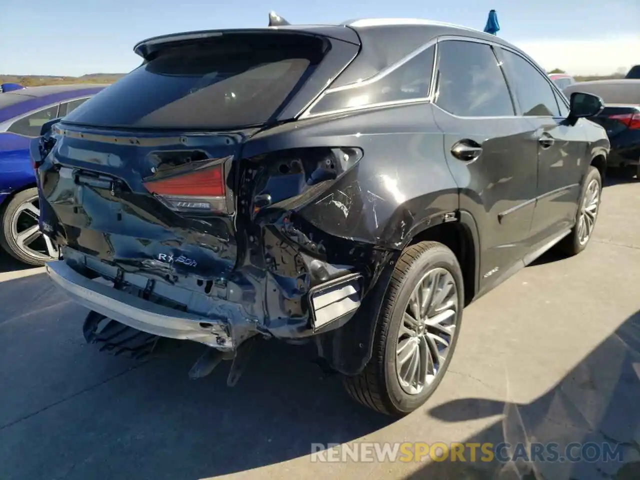 4 Photograph of a damaged car 2T2JGMDA9LC045972 LEXUS RX450 2020