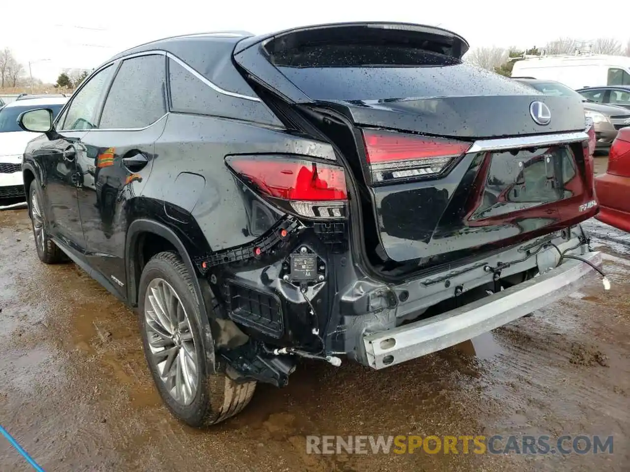 3 Photograph of a damaged car 2T2JGMDAXLC056754 LEXUS RX450 2020