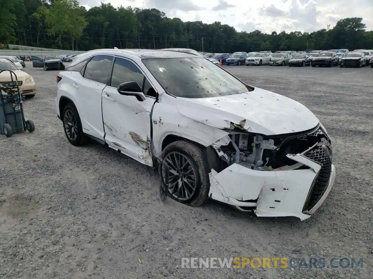 1 Photograph of a damaged car 2T2YGMDA3LC046260 LEXUS RX450 2020