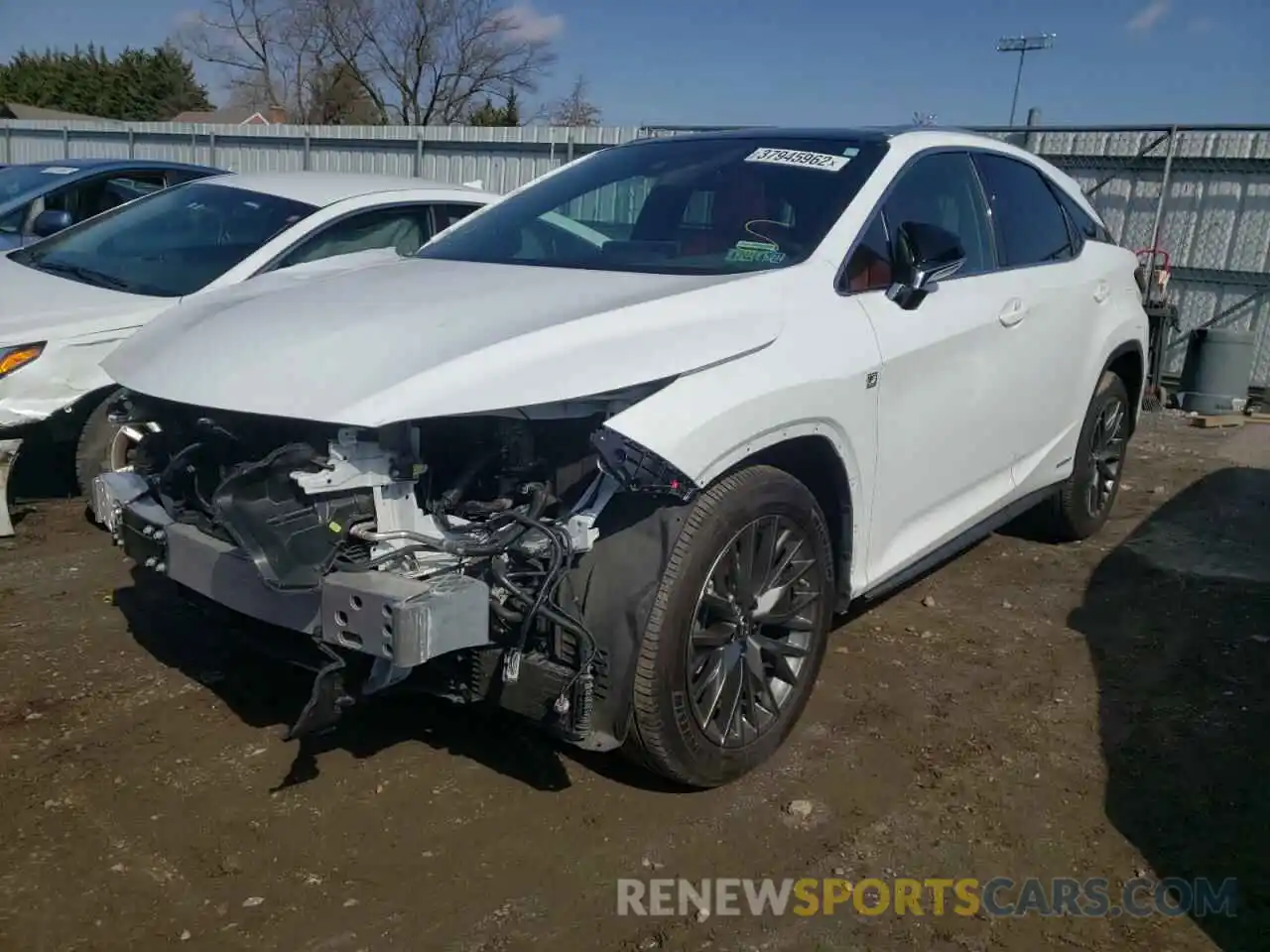 2 Photograph of a damaged car 2T2YGMDA3LC056304 LEXUS RX450 2020