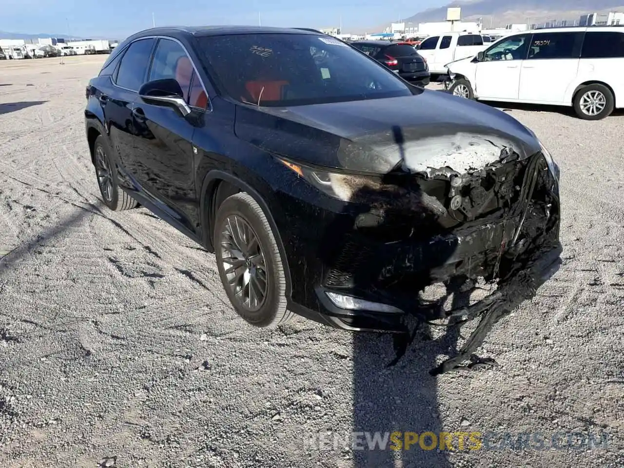 1 Photograph of a damaged car 2T2YGMDA9LC043699 LEXUS RX450 2020