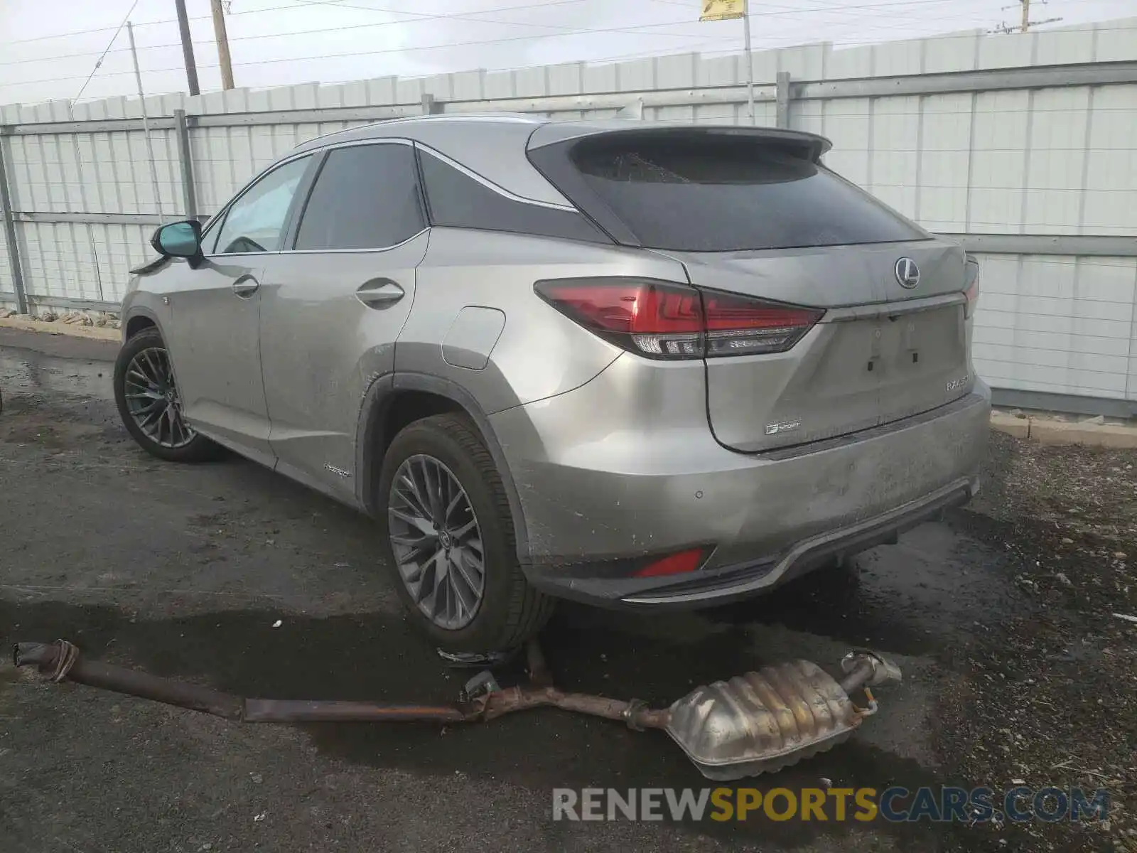 3 Photograph of a damaged car 2T2YGMDAXLC051021 LEXUS RX450 2020