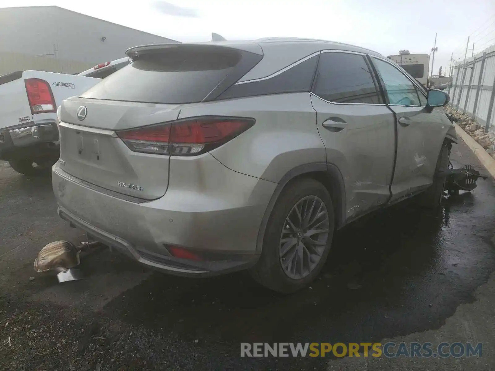 4 Фотография поврежденного автомобиля 2T2YGMDAXLC051021 LEXUS RX450 2020