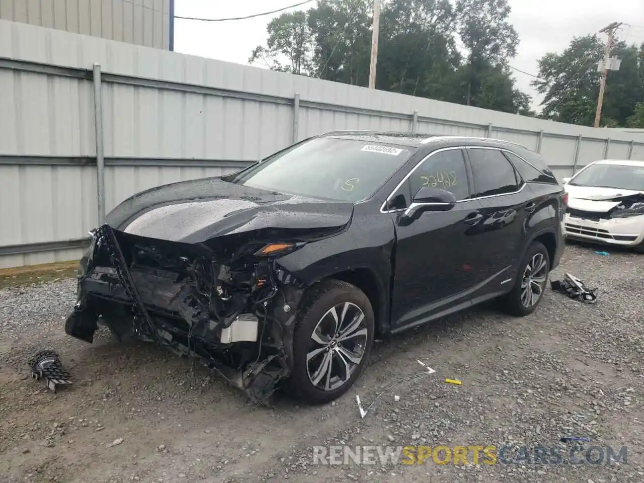 2 Photograph of a damaged car JTJHGKFA4L2010255 LEXUS RX450 2020