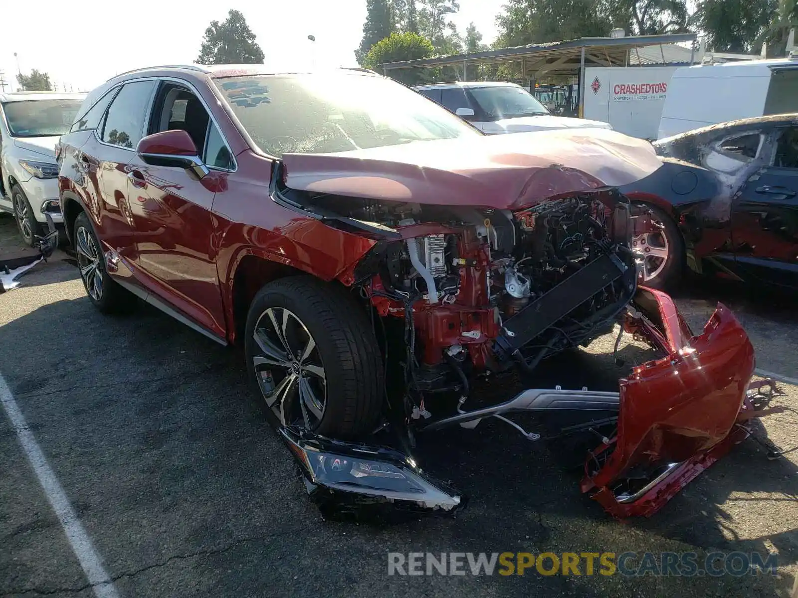 1 Photograph of a damaged car JTJHGKFA5L2013875 LEXUS RX450 2020