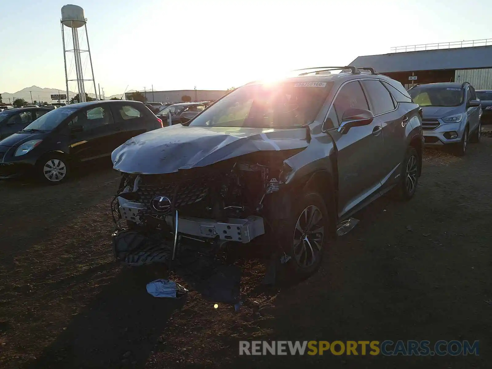 2 Photograph of a damaged car JTJHGKFA6L2010953 LEXUS RX450 2020