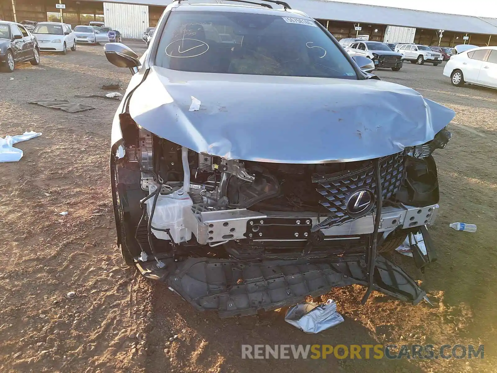 9 Photograph of a damaged car JTJHGKFA6L2010953 LEXUS RX450 2020