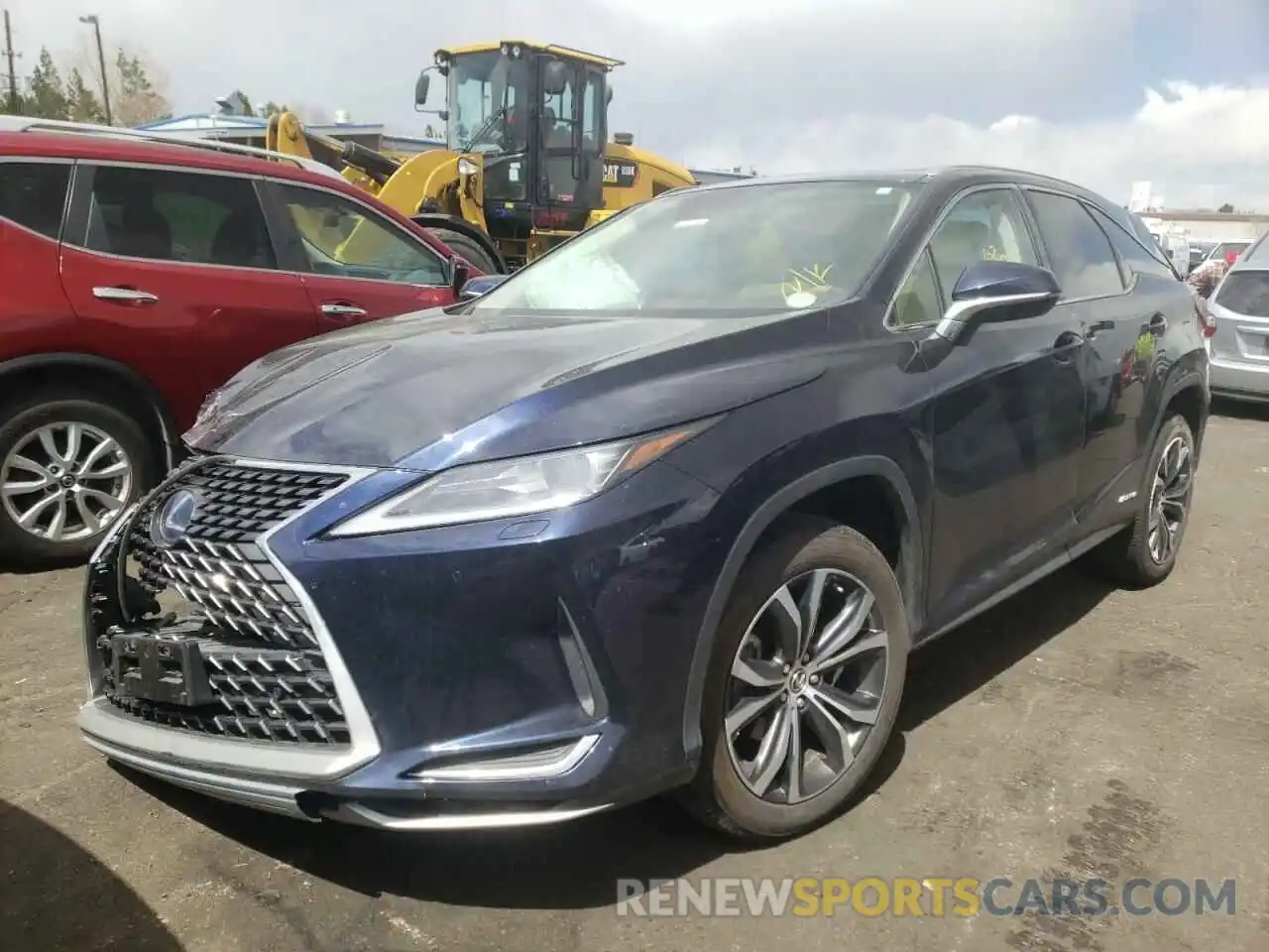 2 Фотография поврежденного автомобиля JTJHGKFA8L2015278 LEXUS RX450 2020