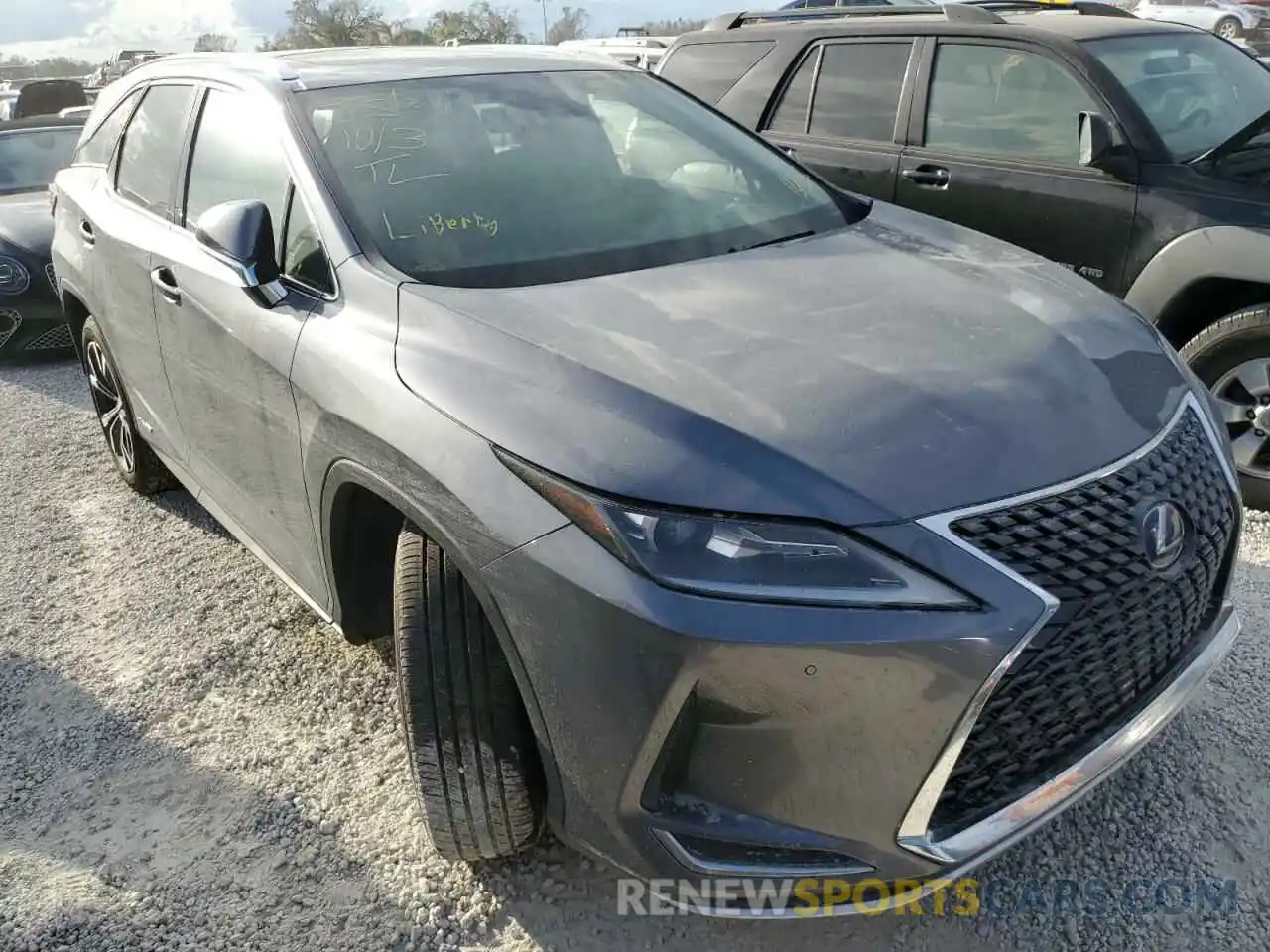 1 Photograph of a damaged car JTJHGKFAXL2010826 LEXUS RX450 2020