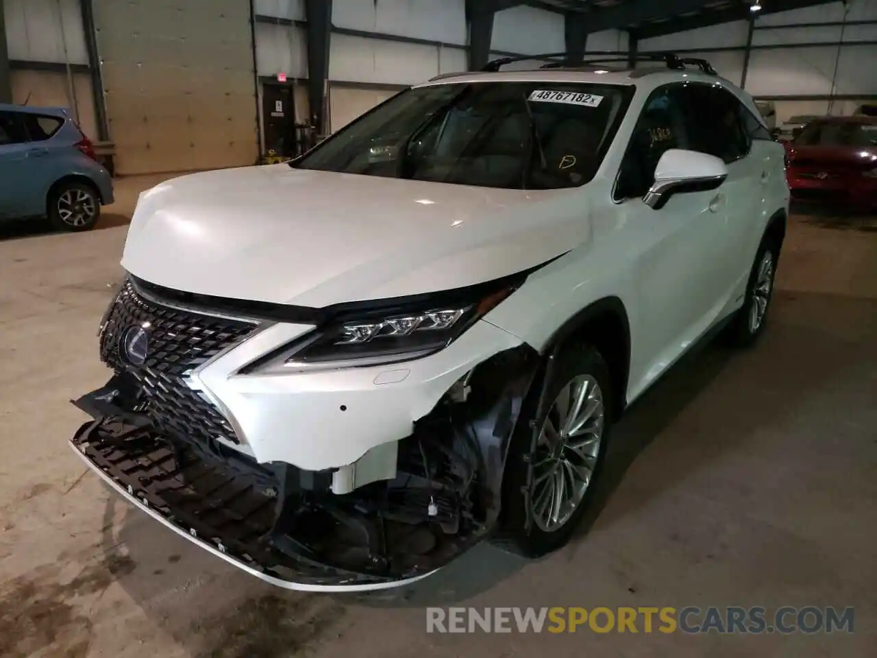 2 Фотография поврежденного автомобиля JTJJGKFA1L2009338 LEXUS RX450 2020