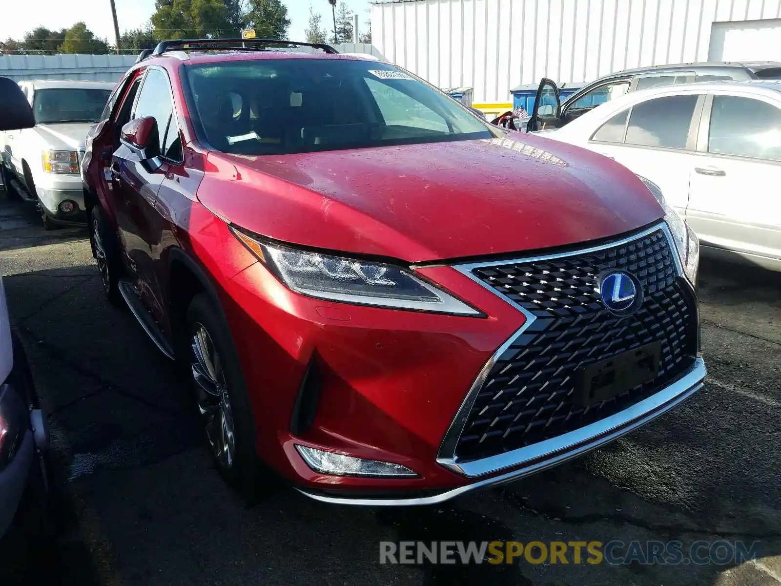 1 Photograph of a damaged car JTJJGKFA6L2009027 LEXUS RX450 2020