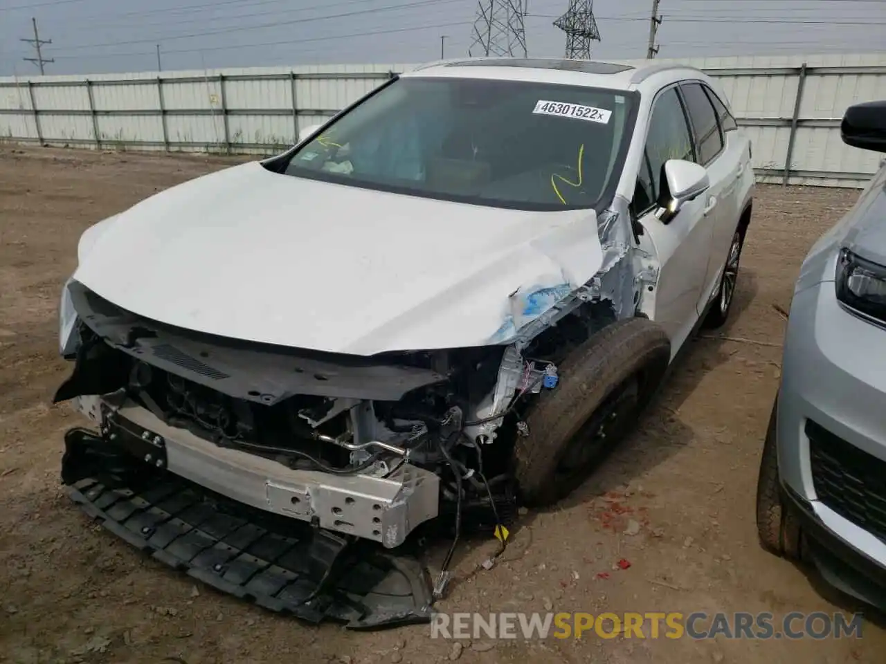 2 Photograph of a damaged car JTJJGKFA6L2009514 LEXUS RX450 2020